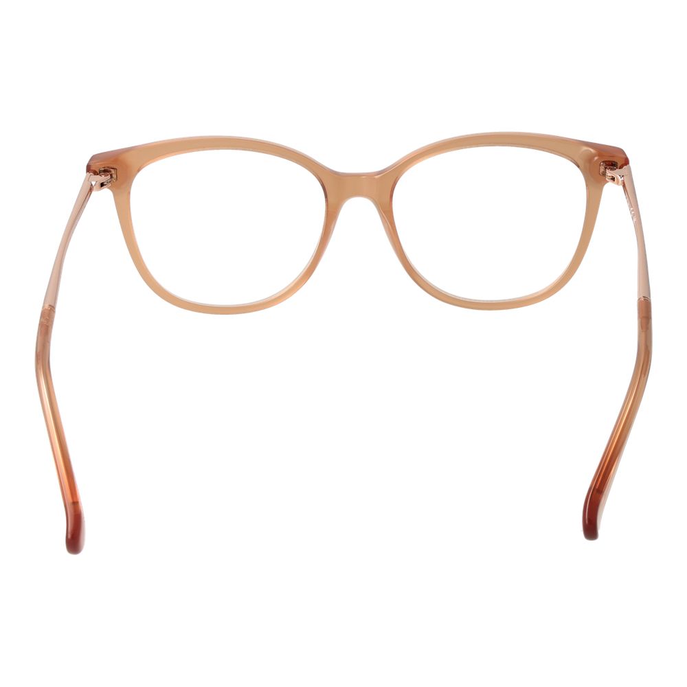 Eyeglasses Frames by Max Mara for women in brown features an refined silhouette, showcasing a sophisticated brown coloured frame and refined full-frame frame design for a refined look.