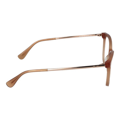 Eyeglasses Frames by Max Mara for women in brown features a refined silhouette, showcasing a refined brown coloured frame and full-frame frame design for a sophisticated, premium look.