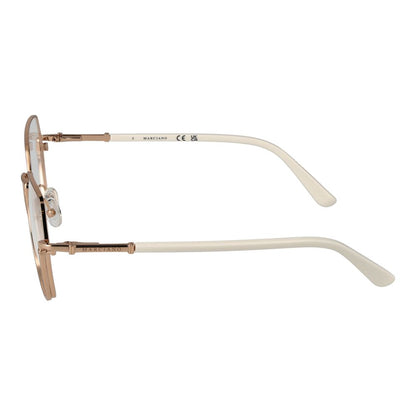 Eyeglasses Frames by Marciano by Guess for women in rose-gold features a refined silhouette, showcasing a refined rose-gold coloured frame and full-frame frame design for a sophisticated, premium look.