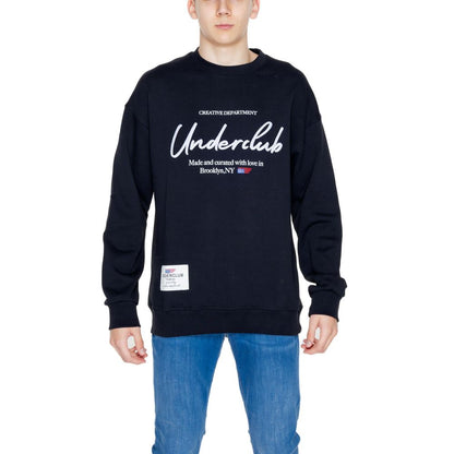 Sweater by Underclub for men in cotton black showcases a downtown chic silhouette, artfully finished with a downtown chic and for a sophisticated, high-end look.
