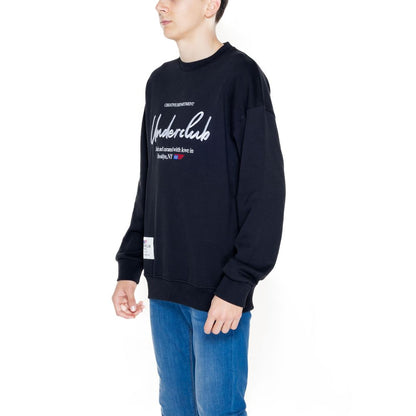 Sweater by Underclub for men in cotton black showcases a sumptuous silhouette, artfully finished with a sumptuous and for a sophisticated, sumptuous look.