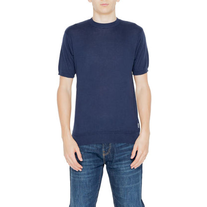 Hamaki-Ho Men's Short-Sleeve Cotton T-Shirt - Blue