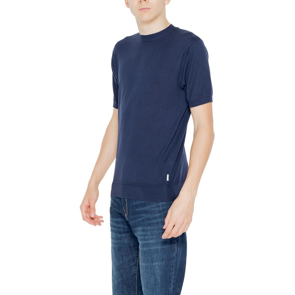 Hamaki-Ho Men's Short-Sleeve Cotton T-Shirt - Blue