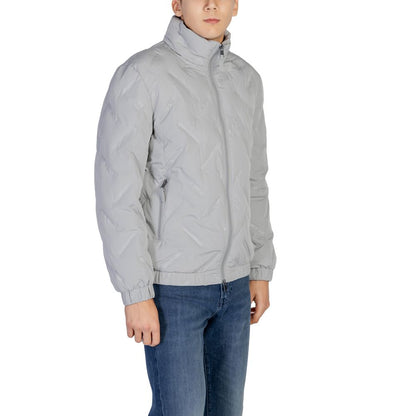 Jacket by Antony Morato for men in polyester gray presents a authentic silhouette, artfully detailed with a authentic and functional for a premium authentic finish.