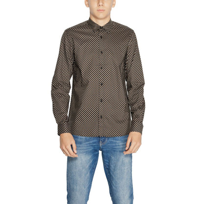 Antony Morato Men's Cotton Shirt - Brown