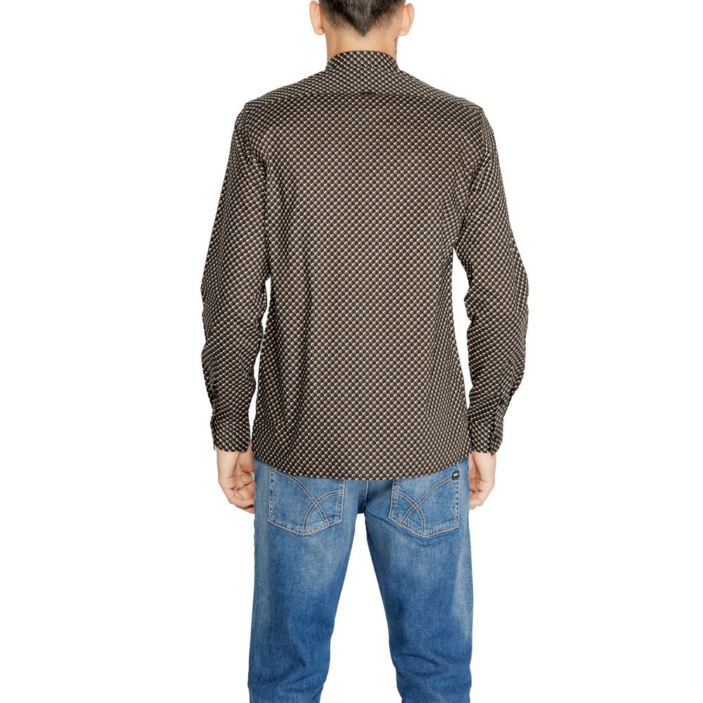 Antony Morato Men's Cotton Shirt - Brown