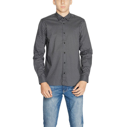 Antony Morato Men's Cotton Shirt - Gray