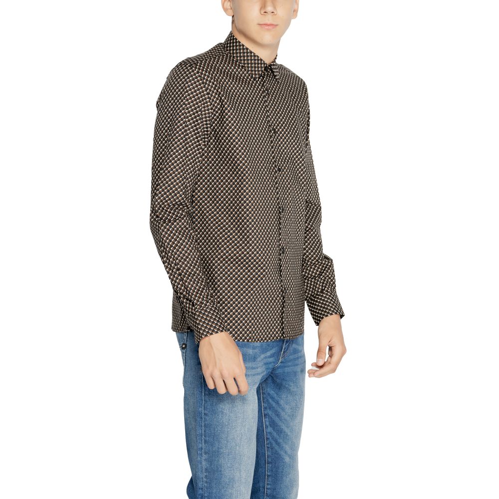 Antony Morato Men's Cotton Shirt - Brown