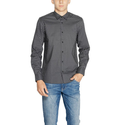 Antony Morato Men's Cotton Shirt - Gray