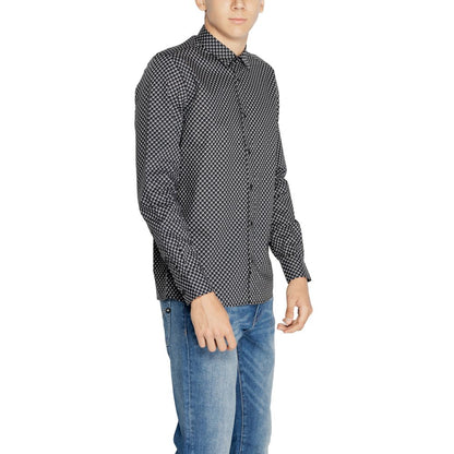 Antony Morato Men's Cotton Shirt - Gray