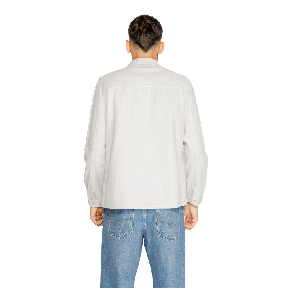 Shirt by Antony Morato for men in cotton gray features an architectural silhouette with a refined and elegant for a architectural look.