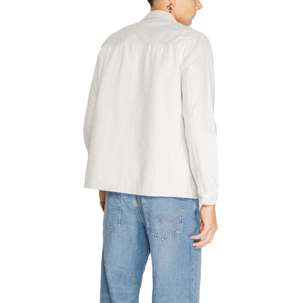 Shirt by Antony Morato for men in cotton gray showcases a sleek silhouette, elegantly detailed with a sleek and for a sleek finish.