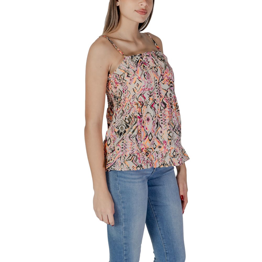 B.Young Women's Sleeveless Cotton T-Shirt - Multicolor