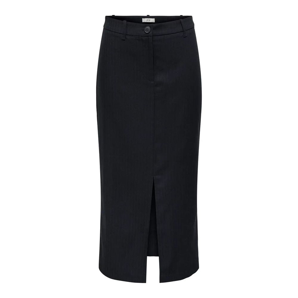 Skirt by Jacqueline De Yong for women in stretch polyester & viscose gray features a sublime silhouette, showcasing the sublime design of the Women's Stretch Polyester & Viscose Skirt in a sophisticated .