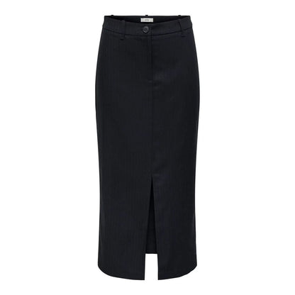 Skirt by Jacqueline De Yong for women in stretch polyester & viscose gray features a sublime silhouette, showcasing the sublime design of the Women's Stretch Polyester & Viscose Skirt in a sophisticated .