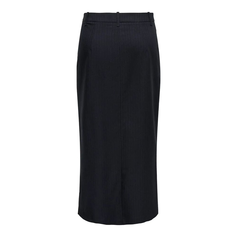 Skirt by Jacqueline De Yong for women in stretch polyester & viscose gray showcases a sultry silhouette, elegantly defined by its and the sophisticated sultry design of the Women's Stretch Polyester & Viscose Skirt.