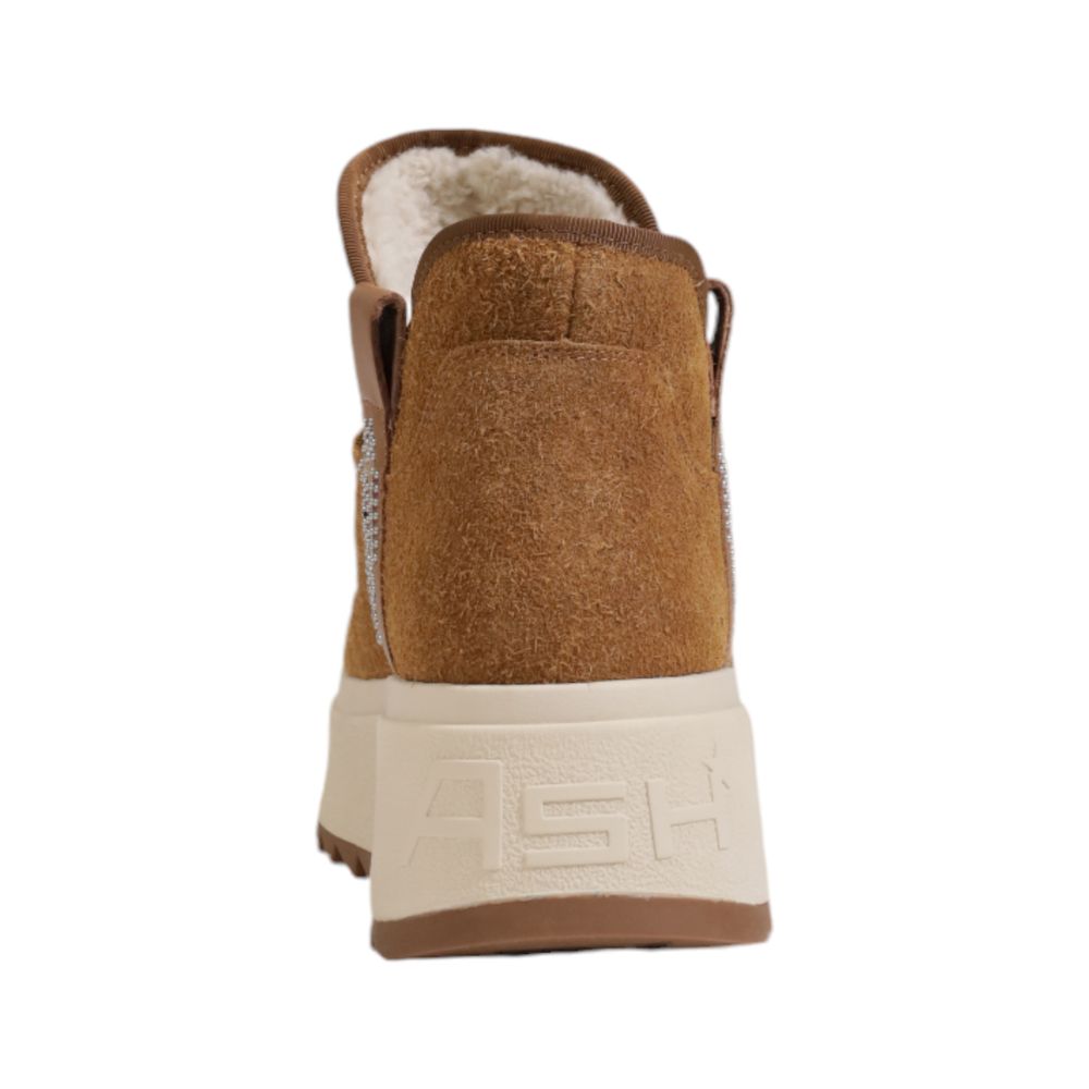 Winter Boots by ASH for women in suede leather brown showcases a ergonomic silhouette from the Women's Suede Leather Winter Boots collection, featuring a ergonomic and a ergonomic .