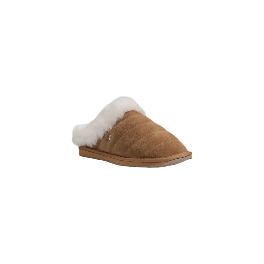 Sandals by EMU Australia for women in suede leather brown features an statuesque silhouette from the Women's Suede Leather Sandals collection, showcasing a statuesque and elegant .