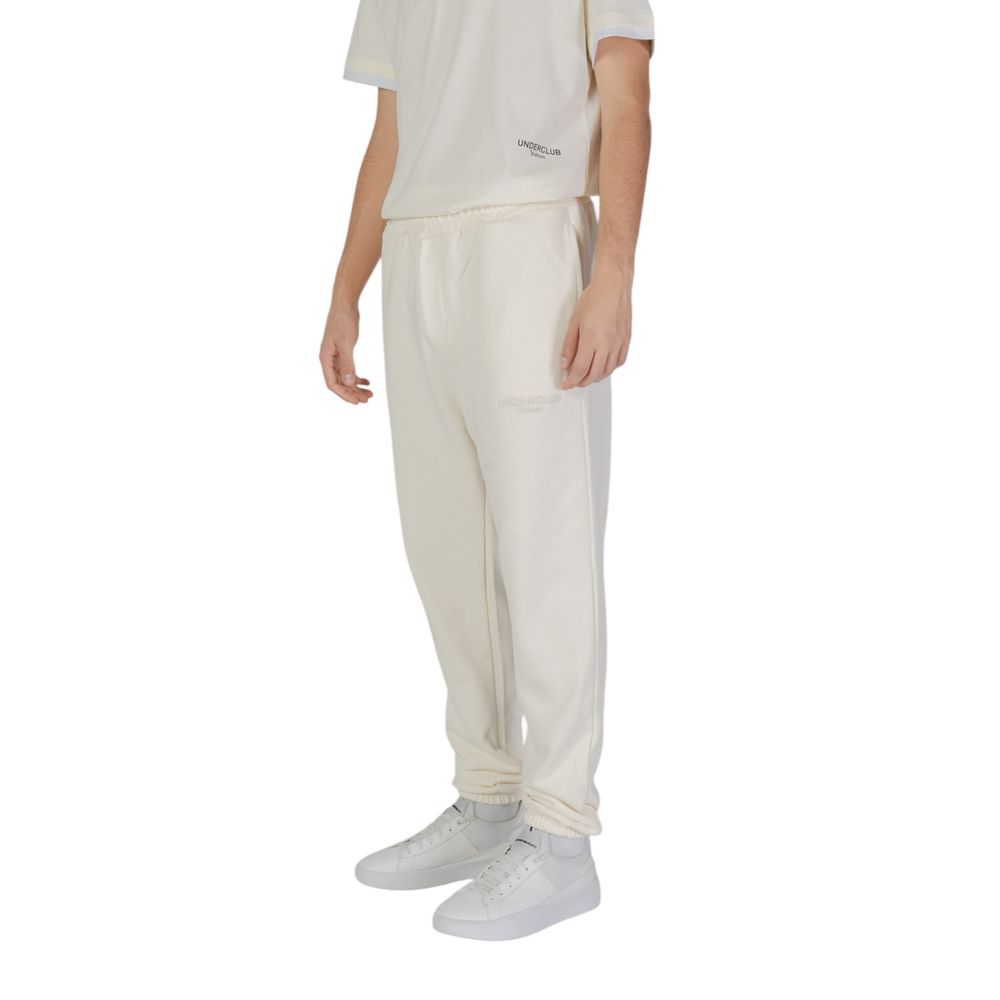 Pants by Underclub for men in cotton cream features a enduring silhouette, showcasing a enduring and long with a for a premium, tailored aesthetic.