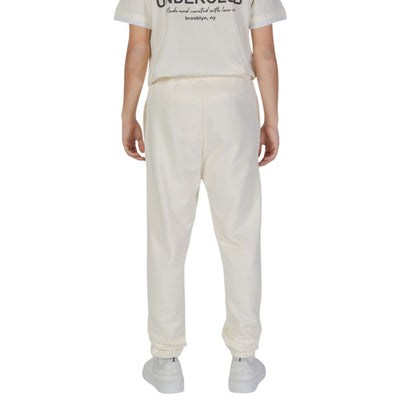 Pants by Underclub for men in cotton cream features a enduring silhouette, showcasing a enduring and long with a for a premium, tailored aesthetic.