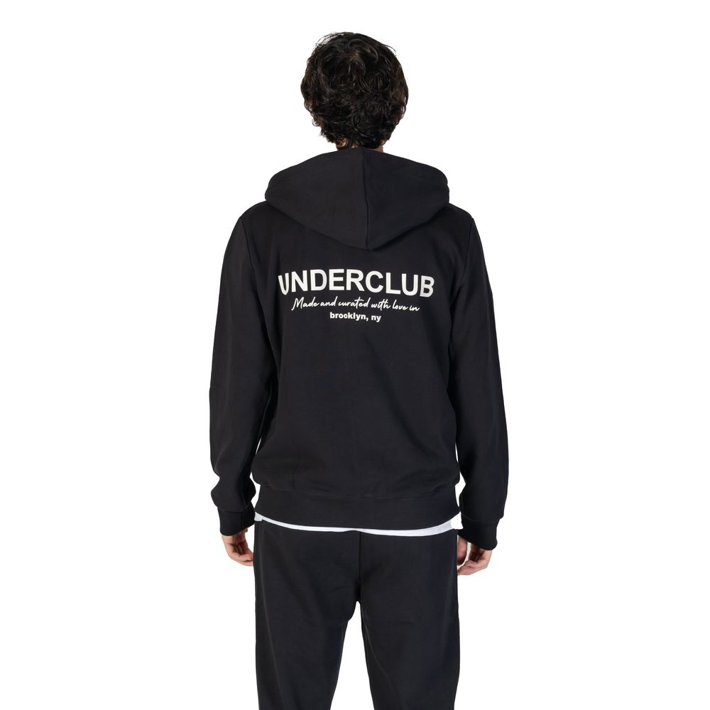 Sweater by Underclub for men in cotton black showcases a sumptuous silhouette, artfully finished with a sumptuous and for a sophisticated, sumptuous look.