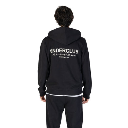 Sweater by Underclub for men in cotton black showcases a sumptuous silhouette, artfully finished with a sumptuous and for a sophisticated, sumptuous look.
