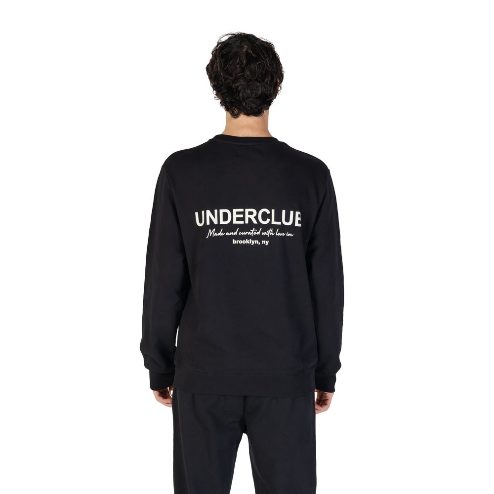 Sweater by Underclub for men in cotton black showcases a downtown chic silhouette, artfully finished with a downtown chic and for a sophisticated, high-end look.