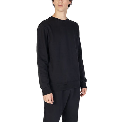 Sweater by Underclub for men in cotton black features an polished silhouette, showcasing refined and a sophisticated for a truly polished finish.