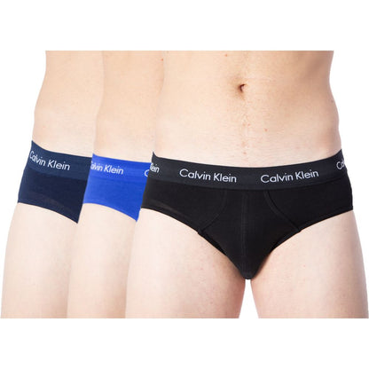 Underwear by Calvin Klein Underwear for men in cotton blue features an ergonomic silhouette from the Men's Cotton collection, highlighting a premium ergonomic fit and ergonomic design.