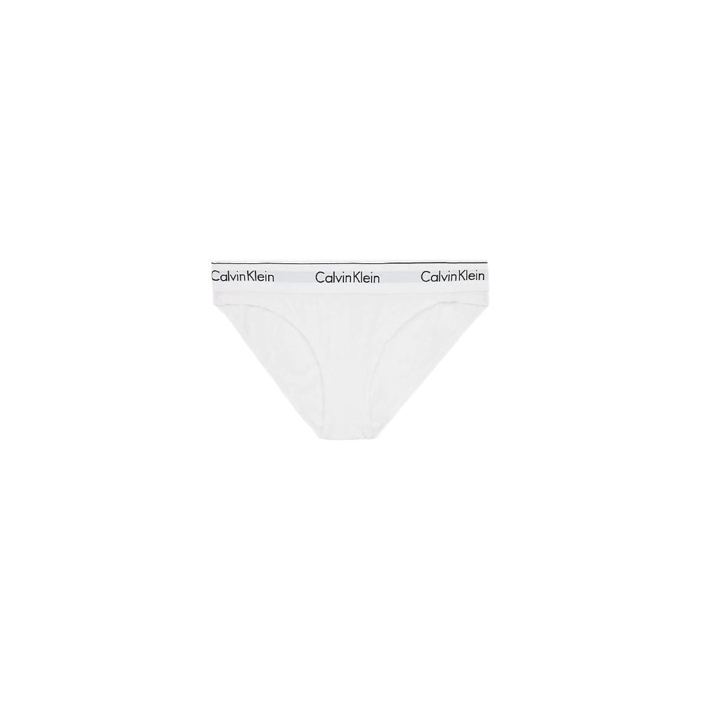 Lingerie by Calvin Klein Underwear for women in stretch modal cotton white features a nuanced silhouette, showcasing the nuanced design of this Women's Stretch Modal Cotton Lingerie with a nuanced fit.