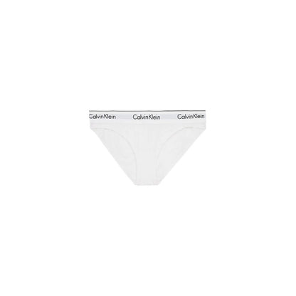 Lingerie by Calvin Klein Underwear for women in stretch modal cotton white features a nuanced silhouette, showcasing the nuanced design of this Women's Stretch Modal Cotton Lingerie with a nuanced fit.
