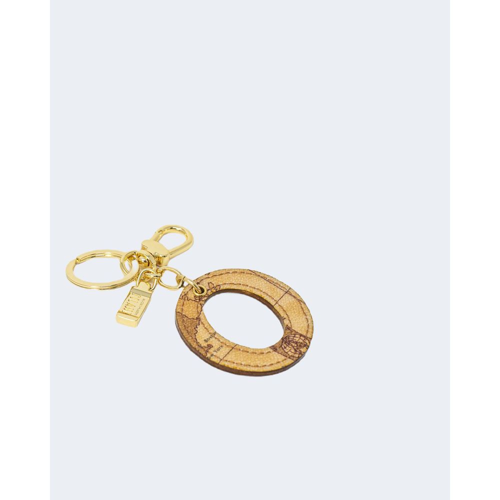 Keychain by Alviero Martini Prima Classe for women in stretch cotton beige features an sleek design, highlighting a sophisticated and refined for an sleek look.
