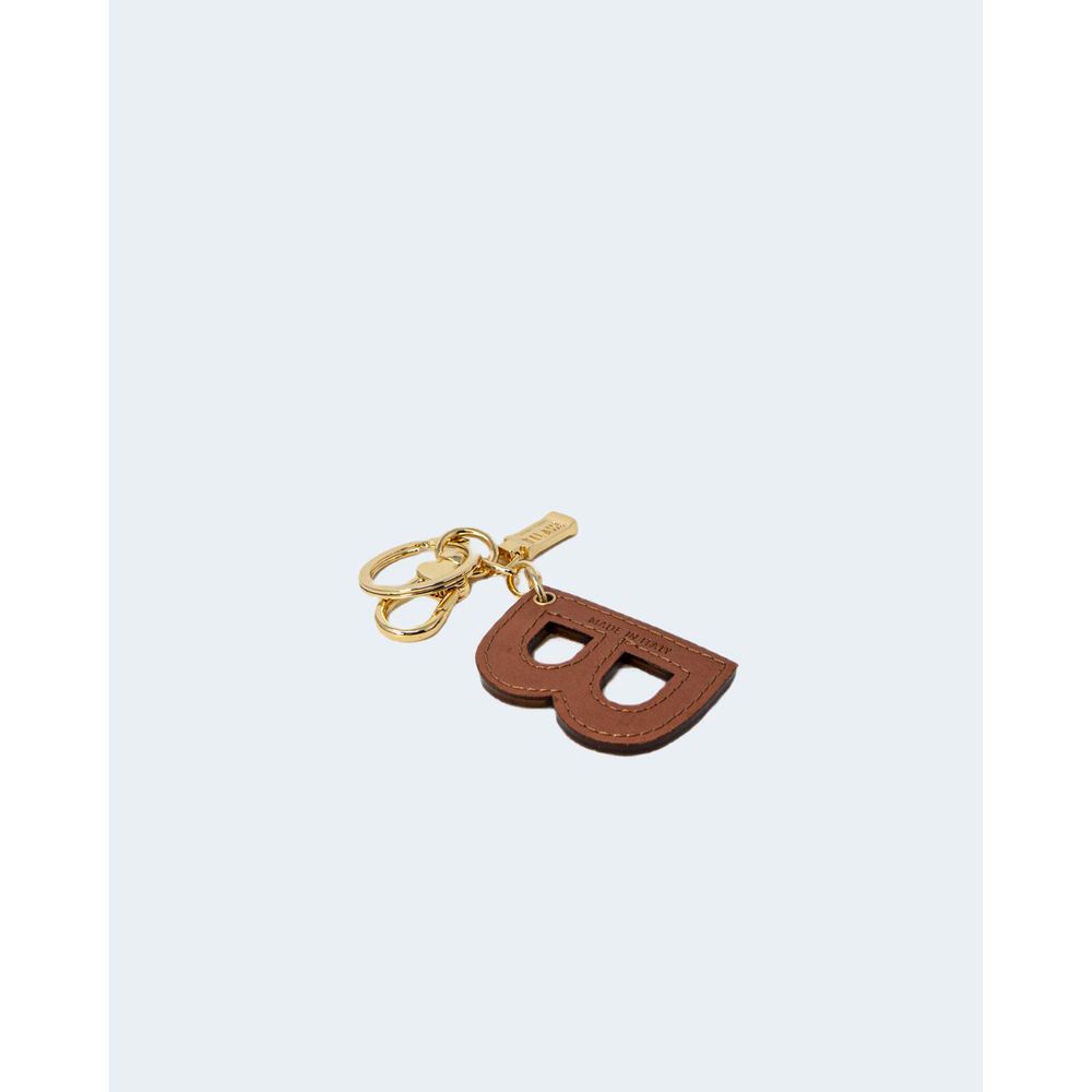 Keychain by Alviero Martini Prima Classe for women in stretch cotton beige exhibits a distinguished aesthetic, beautifully coordinating with and elements while highlighting .