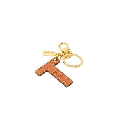 Keychain by Alviero Martini Prima Classe for women in stretch cotton beige features an sleek design, highlighting a sophisticated and refined for an sleek look.