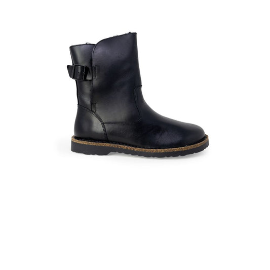 Low-Heel Mid-Heel Winter Boots by Birkenstock for women in leather black features an high-performance design from the Women's Leather Low-Heel Mid-Heel Winter Boots collection, highlighting a high-performance 2-5-cm-heel low-heel 5-cm-heel mid-heel and for a refined look.