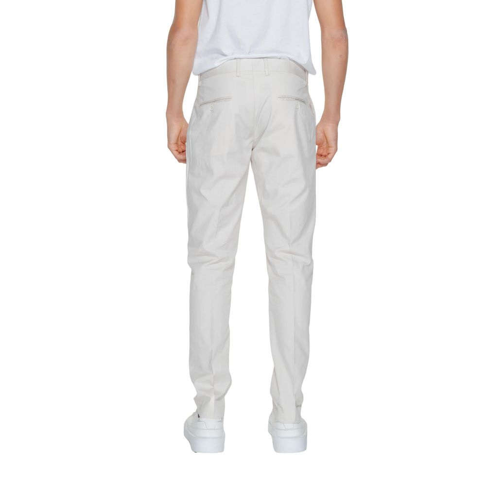 Pants by Antony Morato for men in stretch cotton modal & polyamide beige features a stylish silhouette with a stylish , long, and .