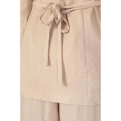 Vero Moda Pink Viscose Long Blazer Jacket