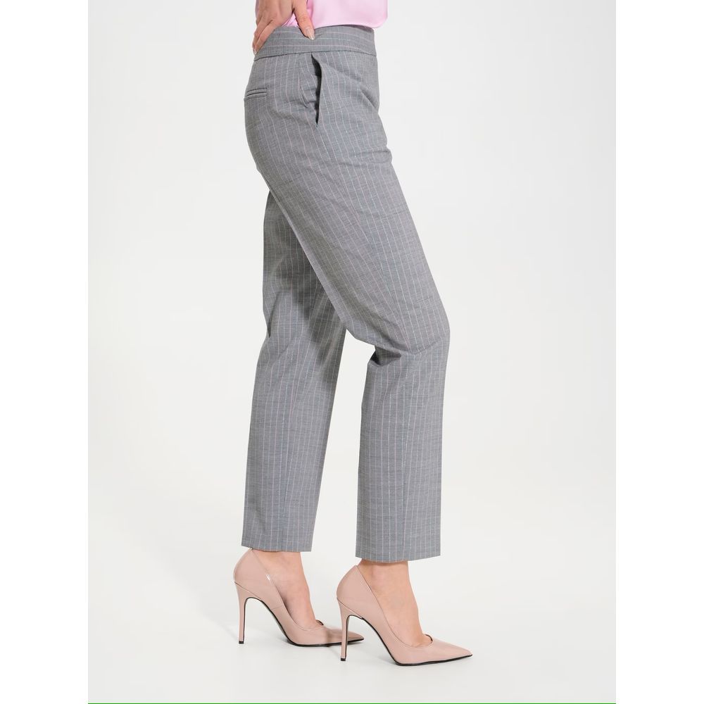 Pants by Rinascimento for women in stretch viscose polyester multicolor features a utilitarian cigarette with a utilitarian long and to create a sophisticated, premium look.