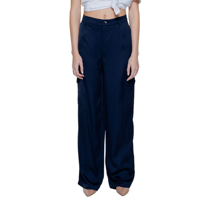 Street One Blue Viscose Palazzo Pants