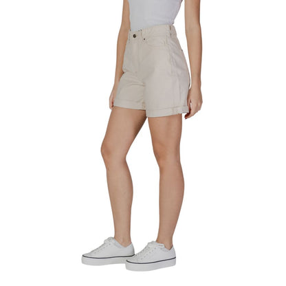 B.Young Beige Cotton Tailor Shorts