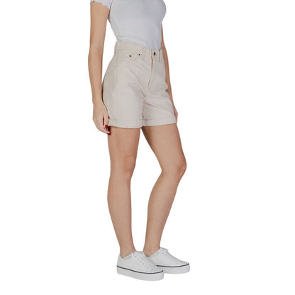 B.Young Beige Cotton Tailor Shorts
