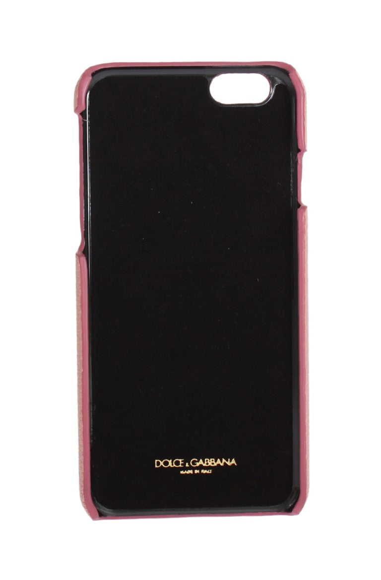 Dolce & Gabbana Pink Leather Heart iPhone 6/6s Cover