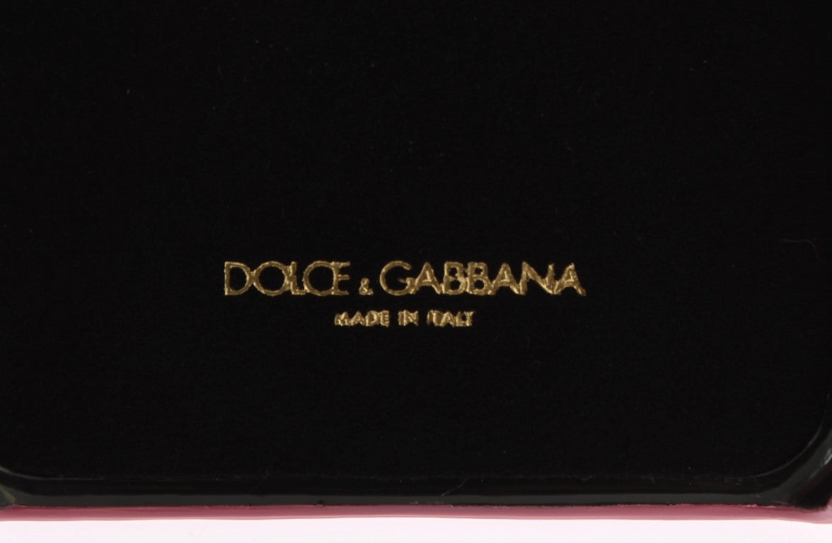 Dolce & Gabbana Pink Leather Heart iPhone 6/6s Cover