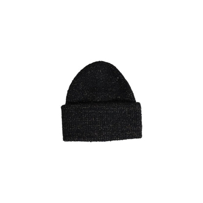 Hooded Hat by Pieces for women in lurex & polyester black features an exquisite silhouette, showcasing the exquisite craftsmanship of this Lurex & Polyester Hooded Hat.
