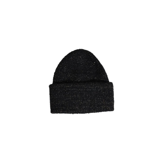 Hooded Hat by Pieces for women in lurex & polyester black features an exquisite silhouette, showcasing the exquisite craftsmanship of this Lurex & Polyester Hooded Hat.