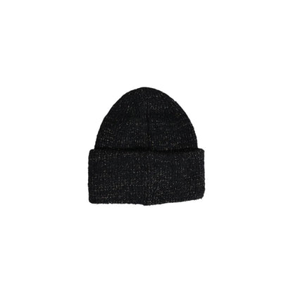 Hooded Hat by Pieces for women in lurex & polyester black showcases a refined silhouette, artfully capturing the essence of the refined Lurex & Polyester Hooded Hat design for a sophisticated look.