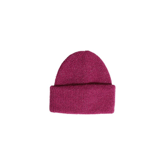 Hooded Hat by Pieces for women in lurex & polyester pink showcases a refined silhouette, artfully capturing the essence of the refined Lurex & Polyester Hooded Hat design for a sophisticated look.