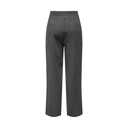 Pants by Jacqueline De Yong for women in polyester & viscose gray features a sleek silhouette with a sleek , a refined long, and a sophisticated finish.