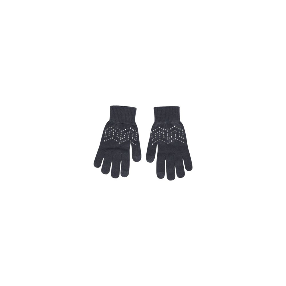 Gloves by Pieces for women in nylon polyester & viscose gray presents a sartorial silhouette, showcasing sartorial across a sophisticated gloves design.