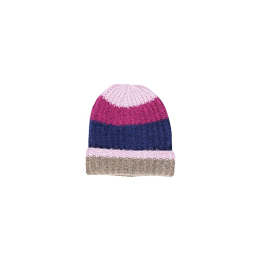 Hooded Hat by Pieces for women in stretch polyester blue features a ethereal silhouette, showcasing the ethereal design of this Stretch Polyester Hooded Hat for a sophisticated, premium look.